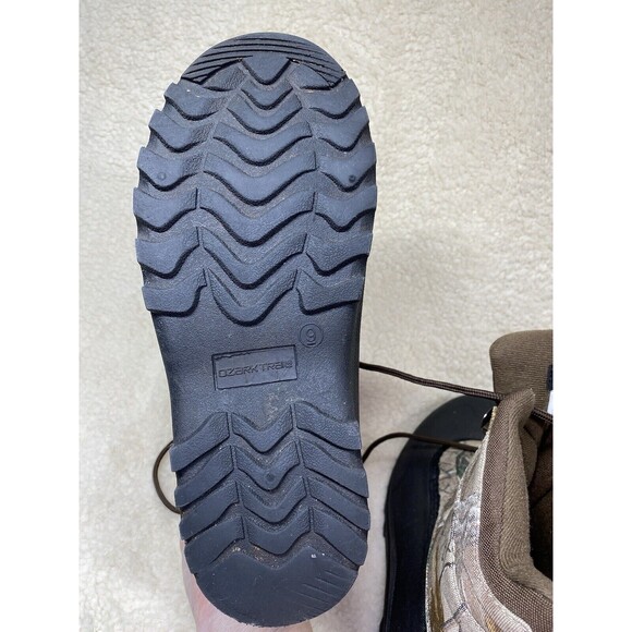 Ozark Trail Hiker Boots Sz 9 Hunting Hiking Thinsulate Camo Realtree Camping - Picture 7 of 11